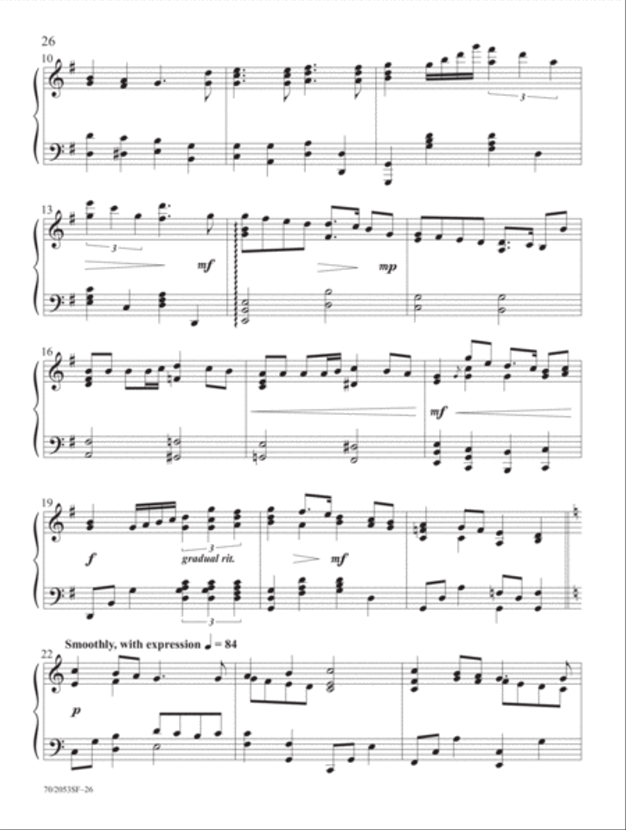 Peace on Earth Piano Solo scores gallery preview page 17