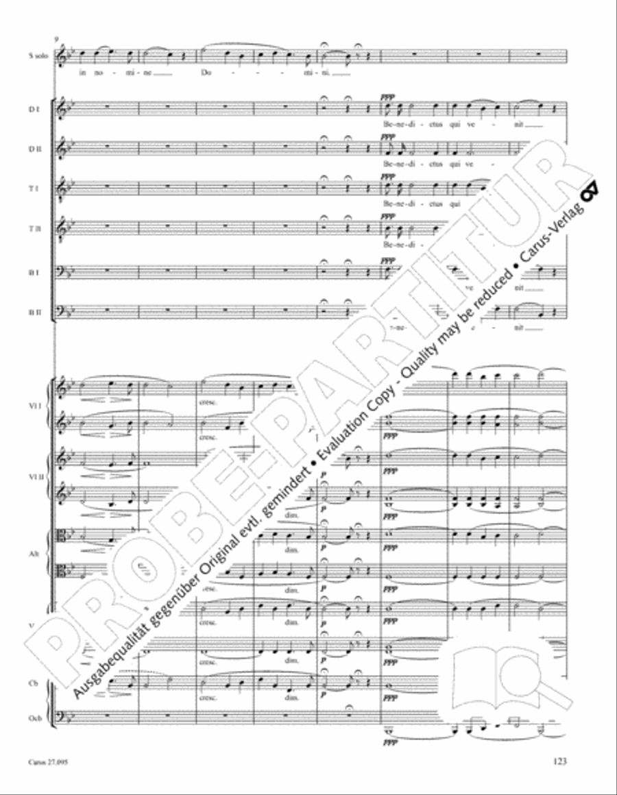 Messe solennelle de sainte Cecile STB scores gallery preview page 136