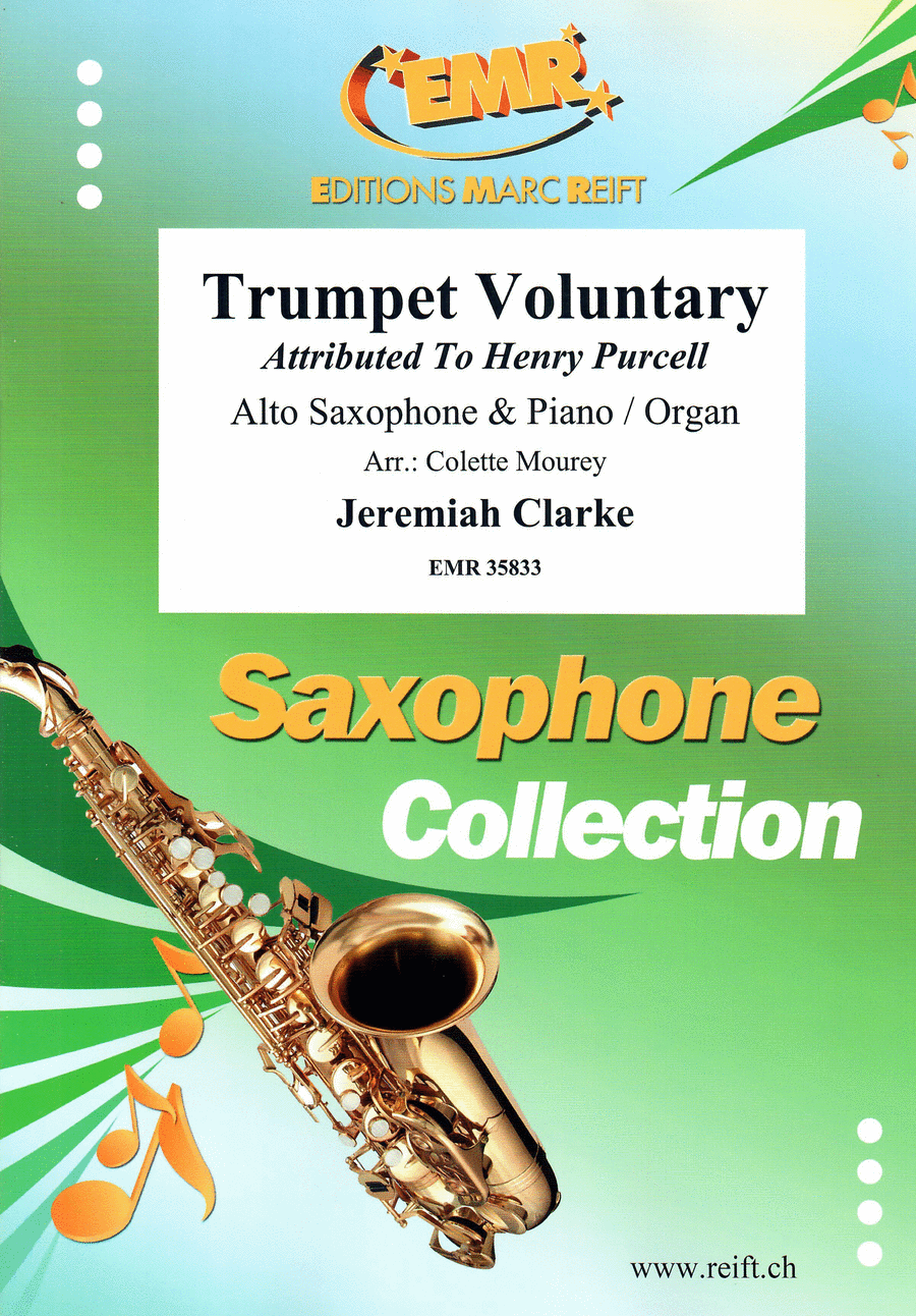 Trumpet Voluntary Alto Saxophone scores gallery preview page 1