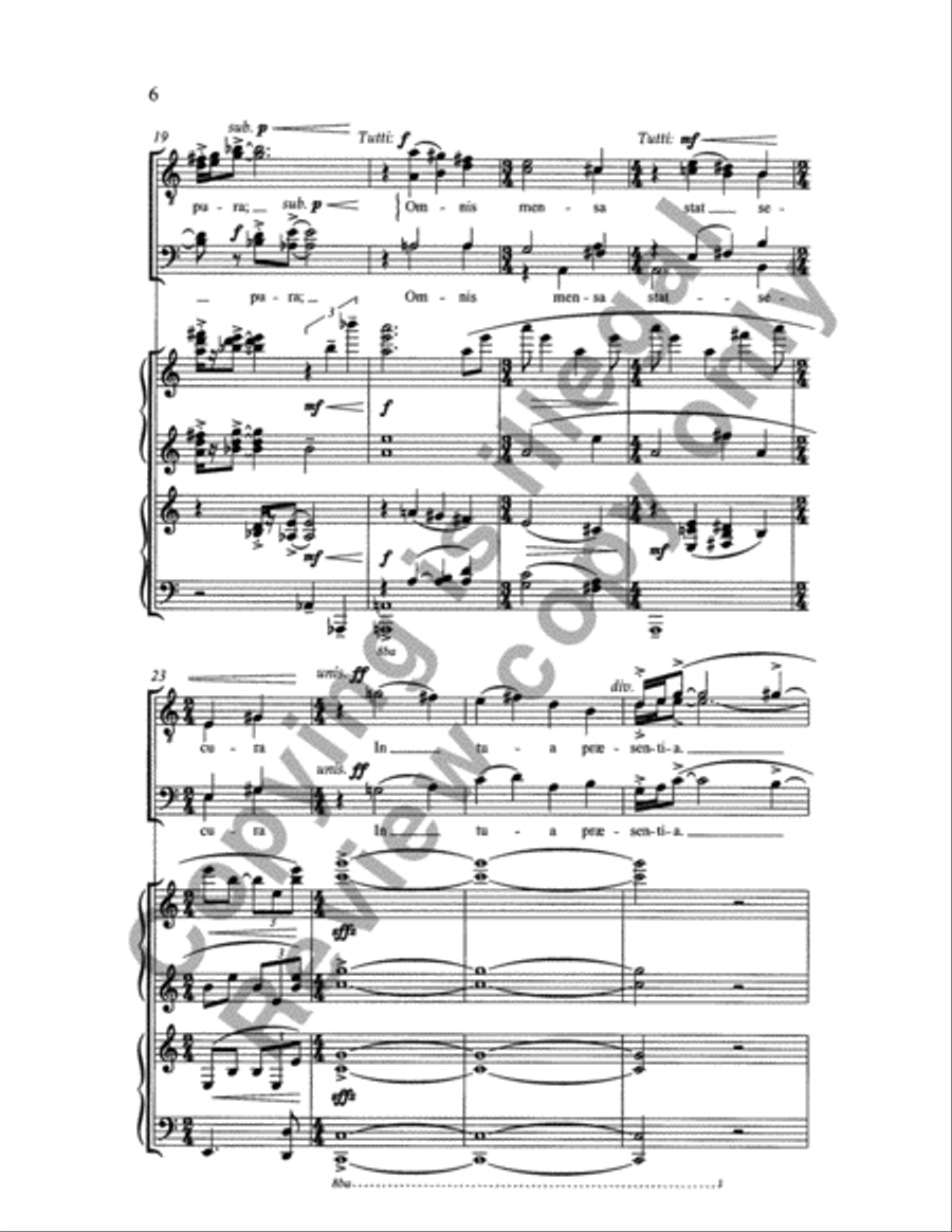 Carmina Juventutis: Drinking Song (Vinum bonum) TTBB scores gallery preview page 5