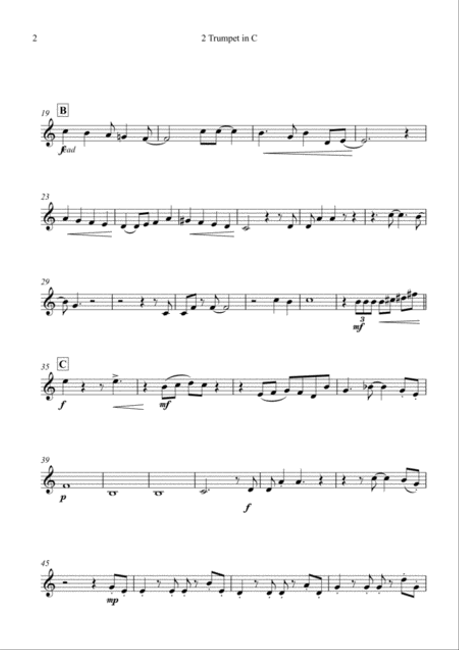 Fly Me To The Moon (in Other Words) Brass Ensemble scores gallery preview page 5