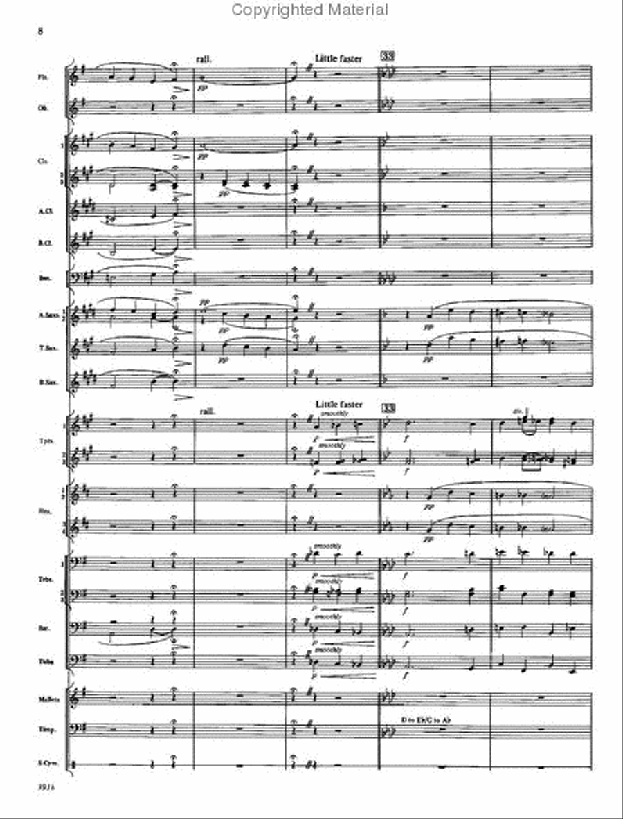 Danny Boy Danny Boy Concert Band scores gallery preview page 7