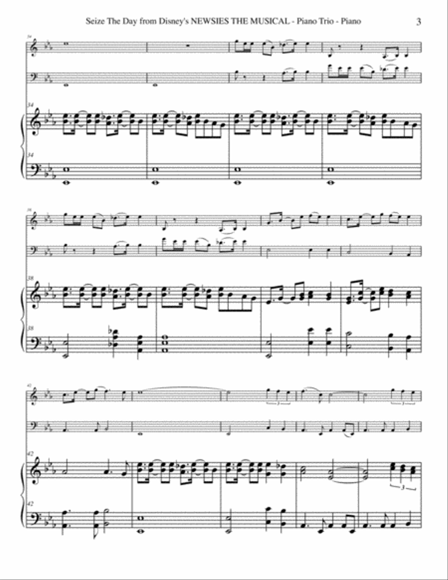 Seize The Day Piano Trio scores gallery preview page 3