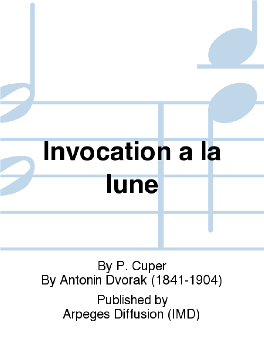 Invocation a la lune B-Flat Clarinet scores gallery preview page 1