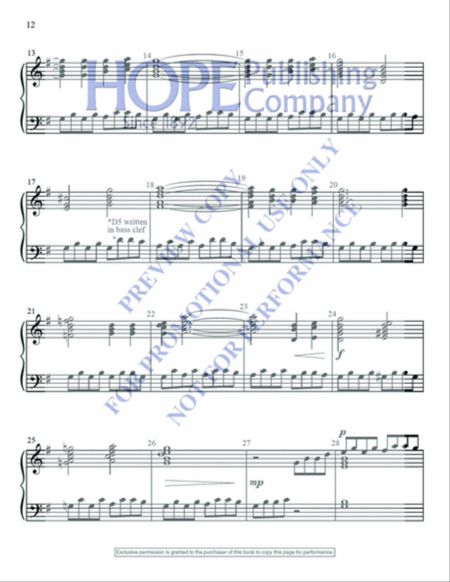 Short & Sweet for 8 Ringers Handbell Choir scores gallery preview page 13
