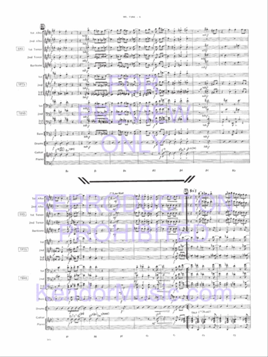 Mr. Funk Jazz Ensemble scores gallery preview page 7