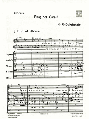 Book cover for Regina Coeli (choral-mixed Accompanied)
