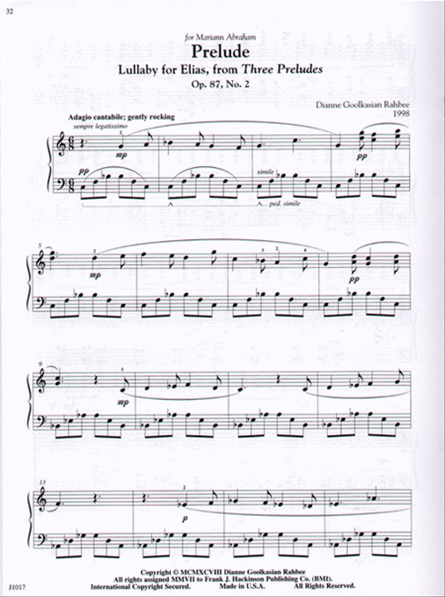 Preludes Piano Solo scores gallery preview page 5