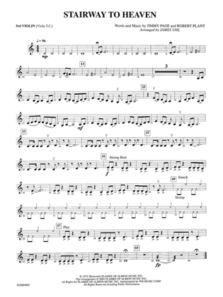 Stairway to Heaven: 3rd Violin (Viola [TC])