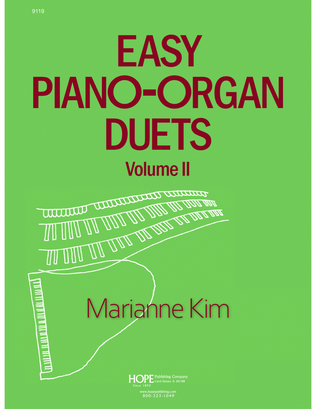 Book cover for Easy Piano-Organ Duets, Vol II-Digital Download