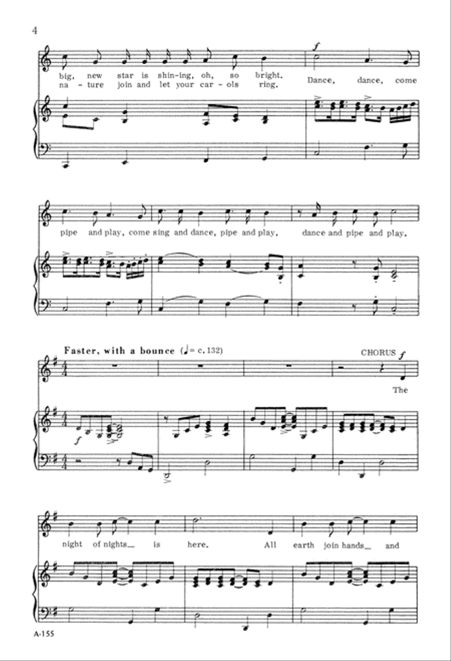 A Night for Dancing Unison Choir scores gallery preview page 4