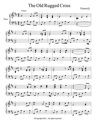 PIANO - The Old Rugged Cross (Piano Hymns Sheet Music PDF)