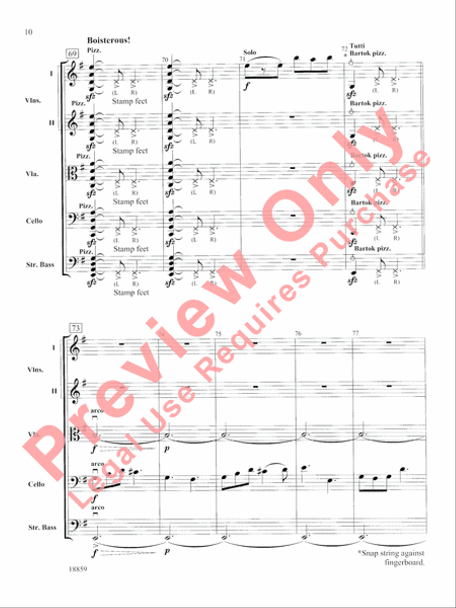 A Gaelic Overture A Gaelic Overture String Orchestra scores gallery preview page 11