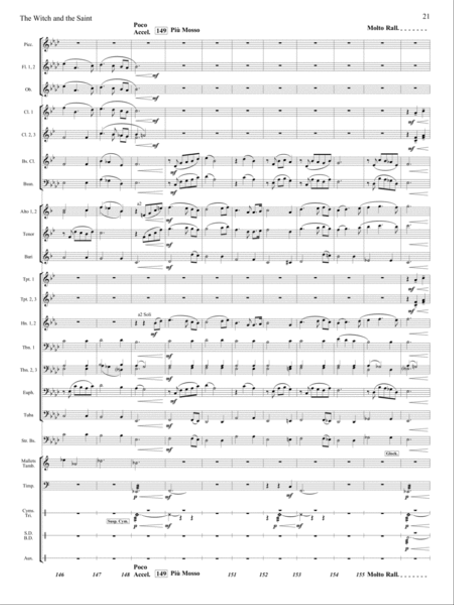 The Witch and The Saint The Witch and The Saint Concert Band scores gallery preview page 20