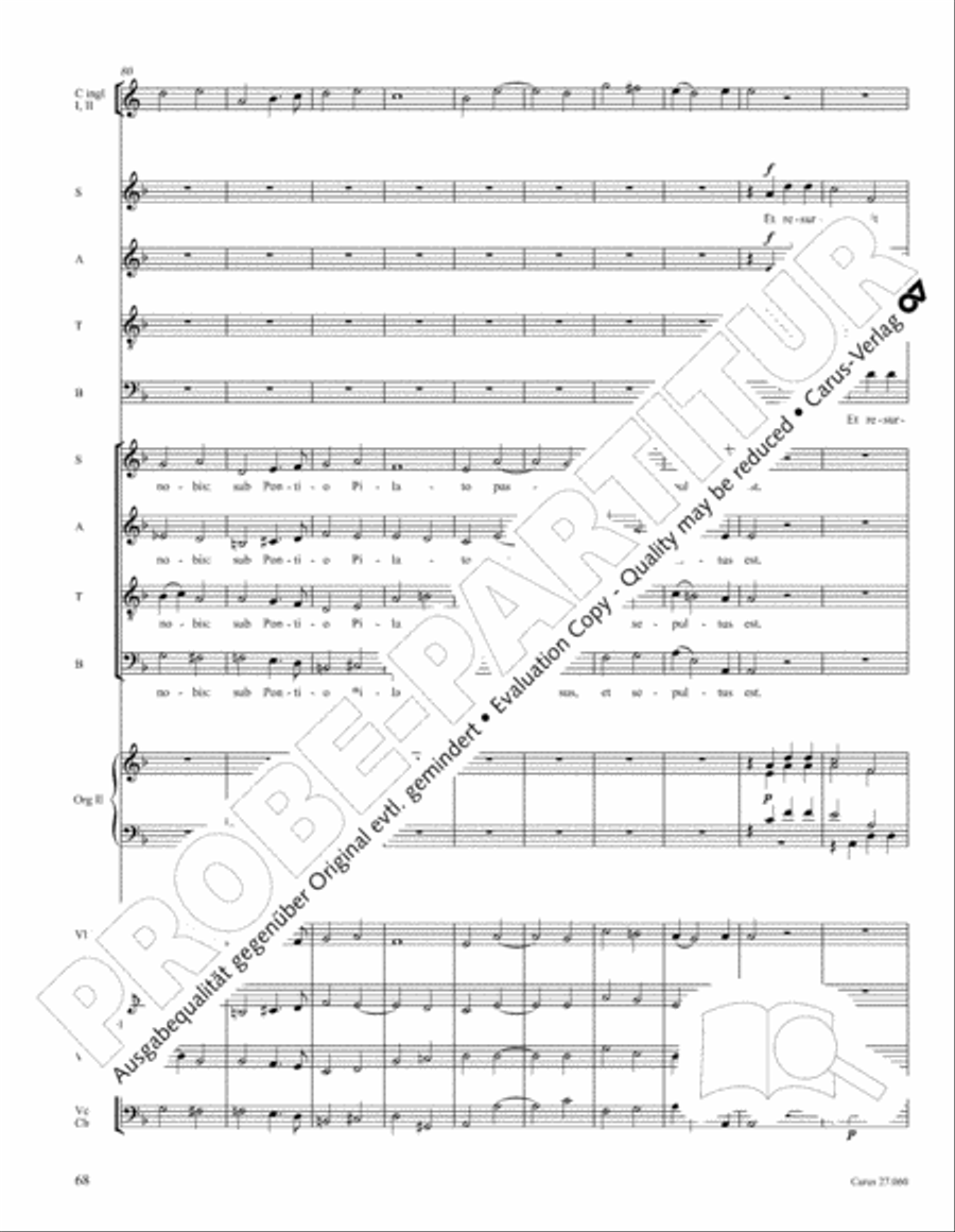 Messe a quatre voix 4-Part scores gallery preview page 79