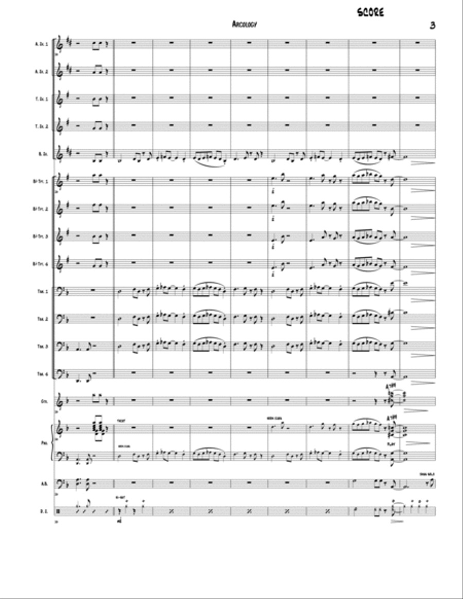 Arcology Jazz Ensemble scores gallery preview page 4