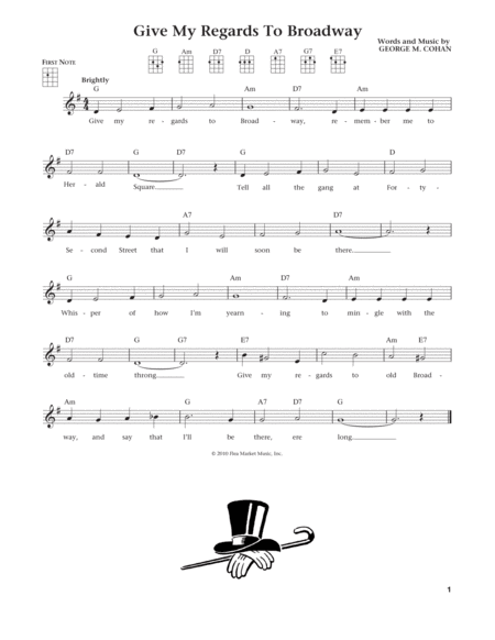Give My Regards To Broadway (from The Daily Ukulele) (arr. Liz and Jim Beloff)