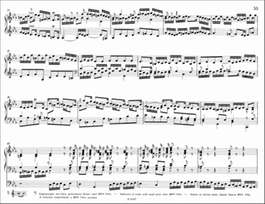 Sämtliche Orgelwerke I Präludien und Fugen I Organ scores gallery preview page 4