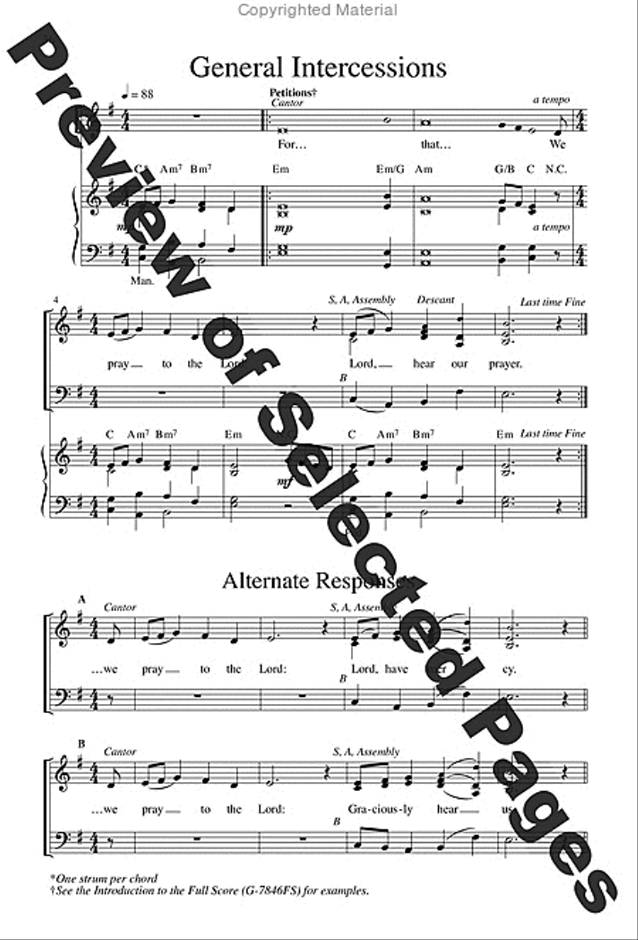 Mass of the Angels and Saints - Choral / Accompaniment Edition 3-Part scores gallery preview page 18