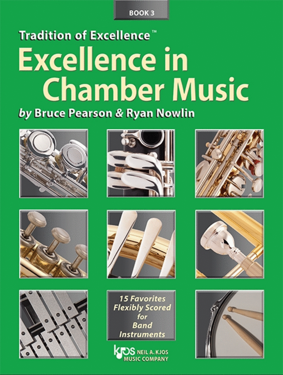 Book cover for Excellence In Chamber Music Bk 3 - Perc