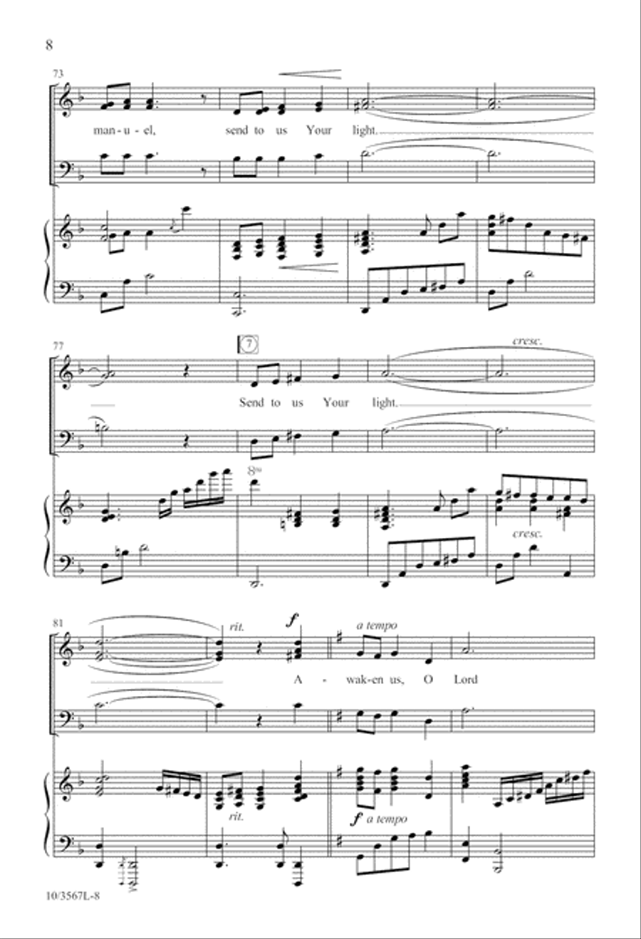 Awaken Us, O Lord Awaken Us, O Lord 3-Part scores gallery preview page 9