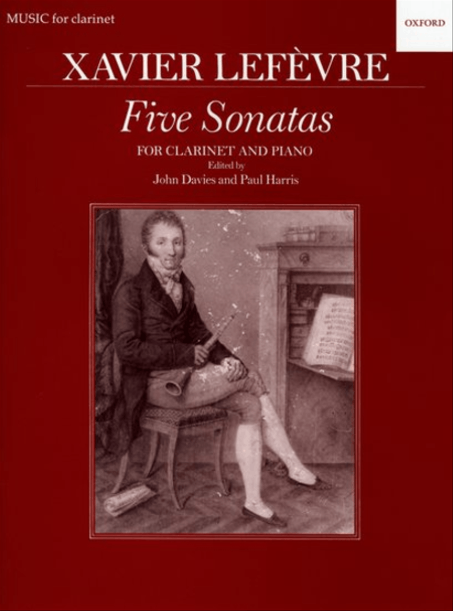 Five Sonatas Clarinet Solo scores gallery preview page 1