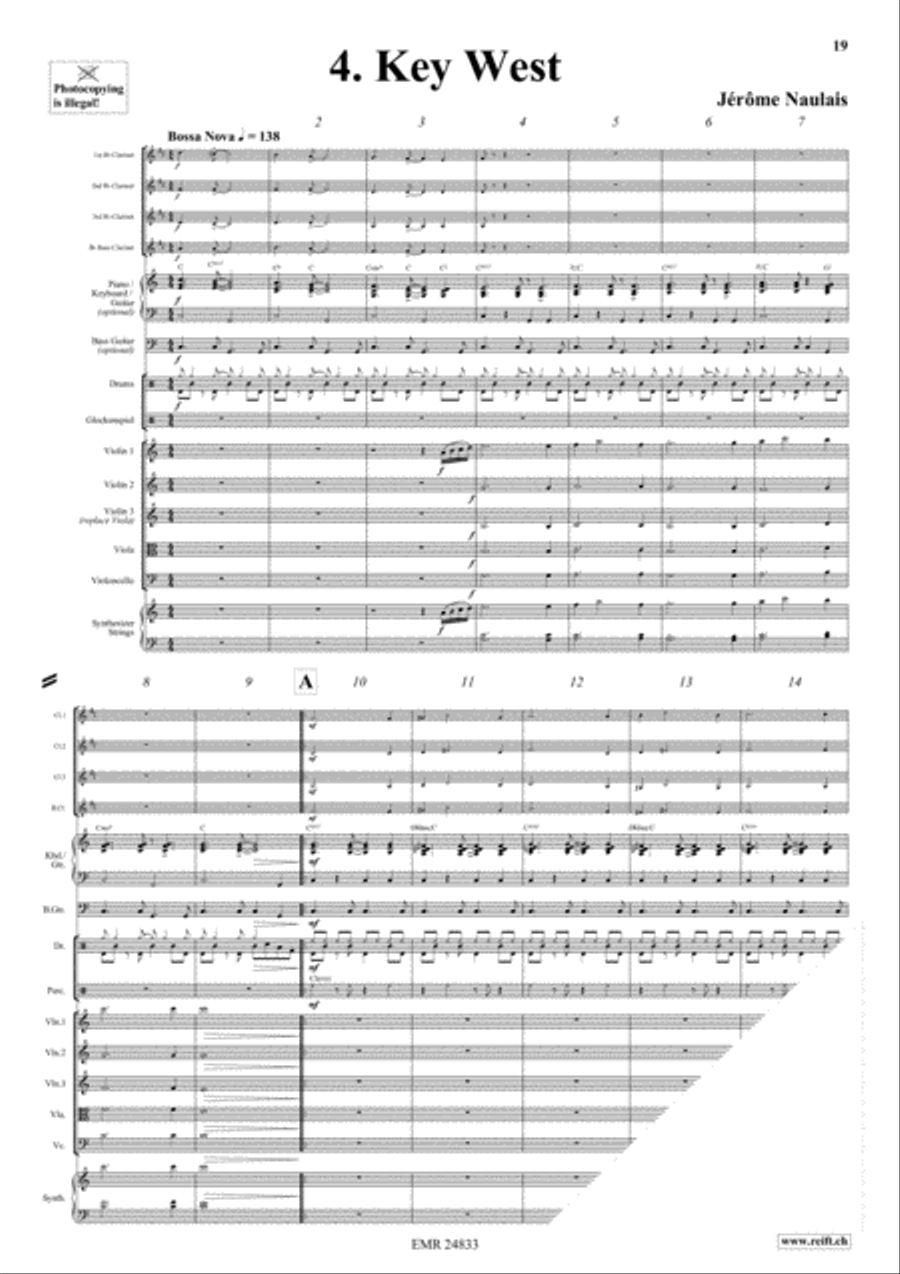 Play With Your Band Volume 3 Clarinet Quartet scores gallery preview page 6