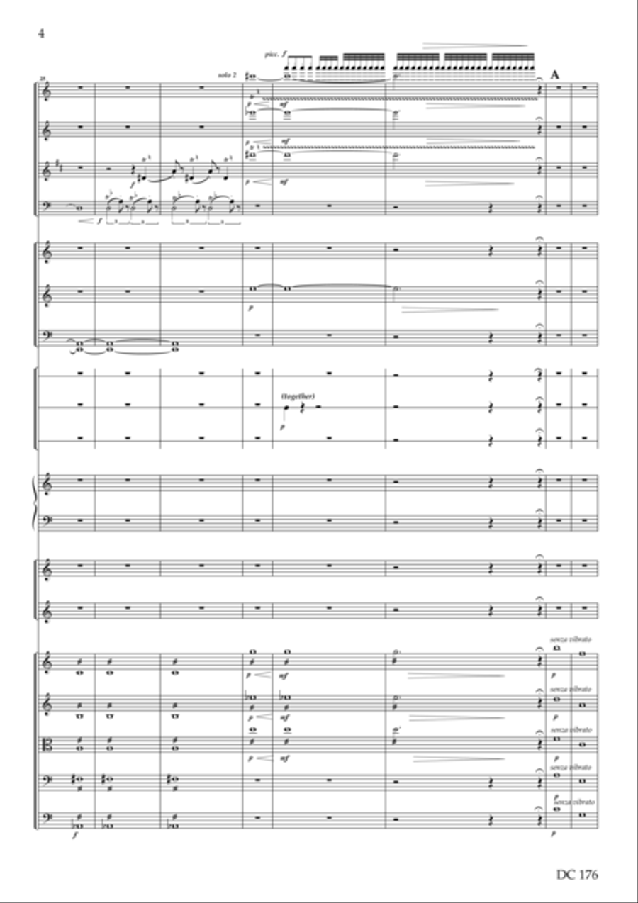 Ecocycle [Symphony No.4] - score only Percussion Ensemble scores gallery preview page 4