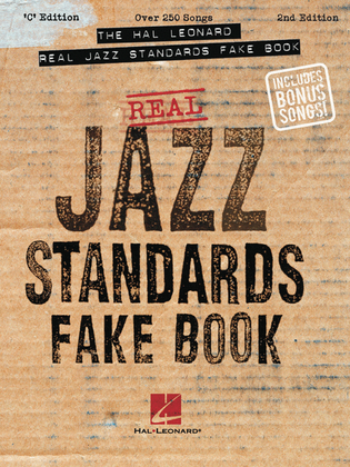 Book cover for The Hal Leonard Real Jazz Standards Fake Book - 2nd Edition