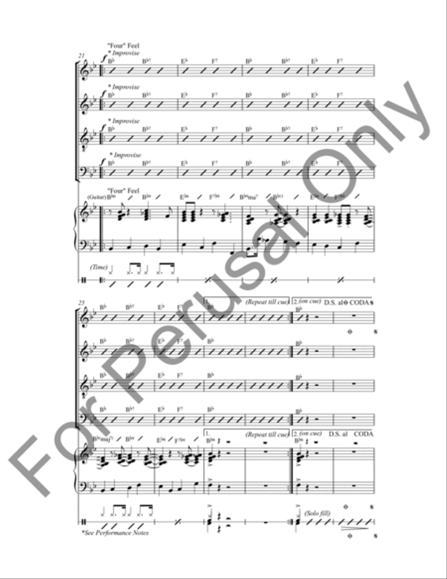 Look Ma, I'm Singin' Jazz 4-Part scores gallery preview page 6