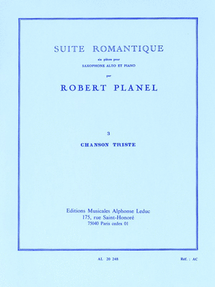 Suite Romantique – 3. Chanson Triste