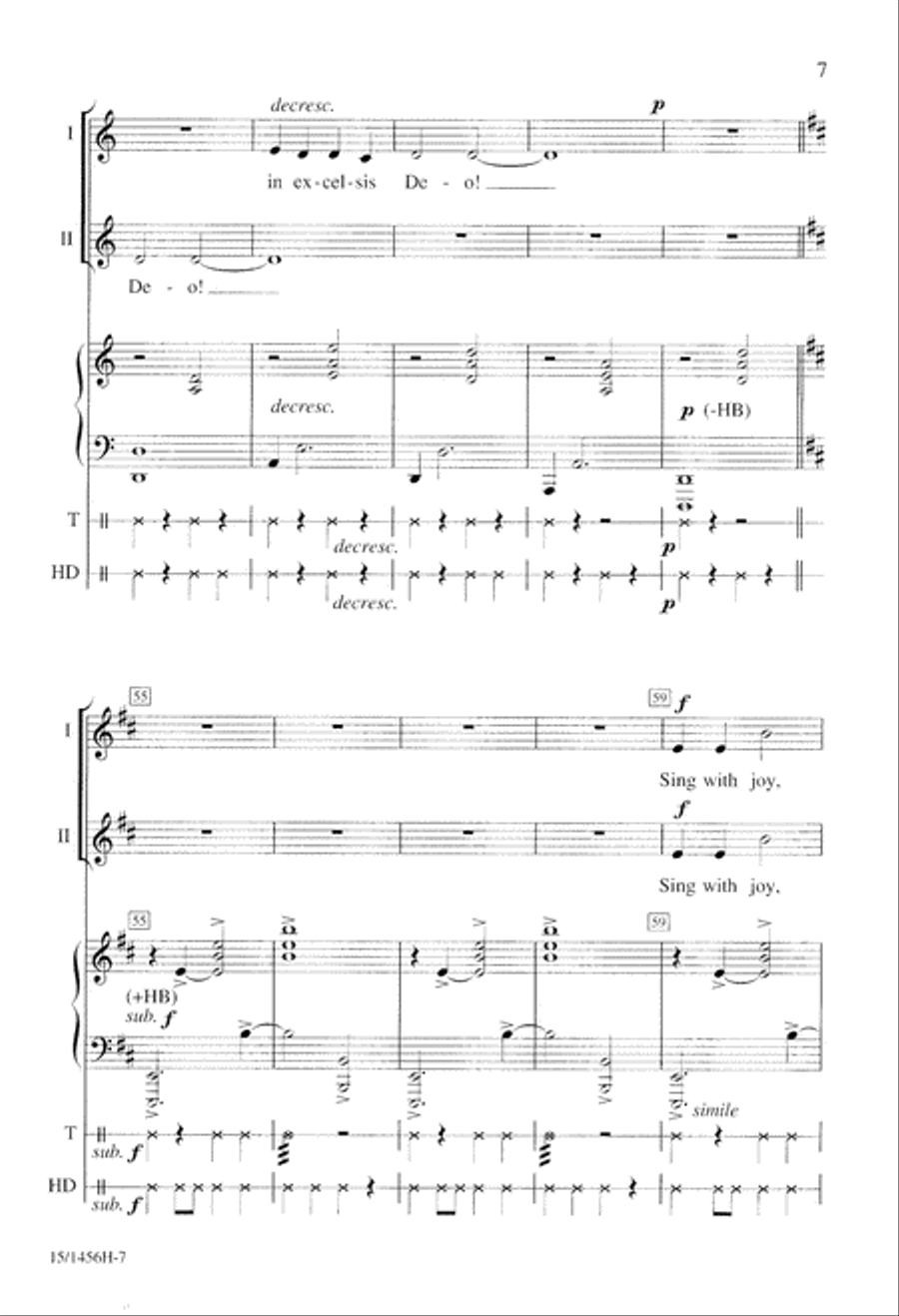 Sing With Joy, Sing Noel 2-Part scores gallery preview page 7