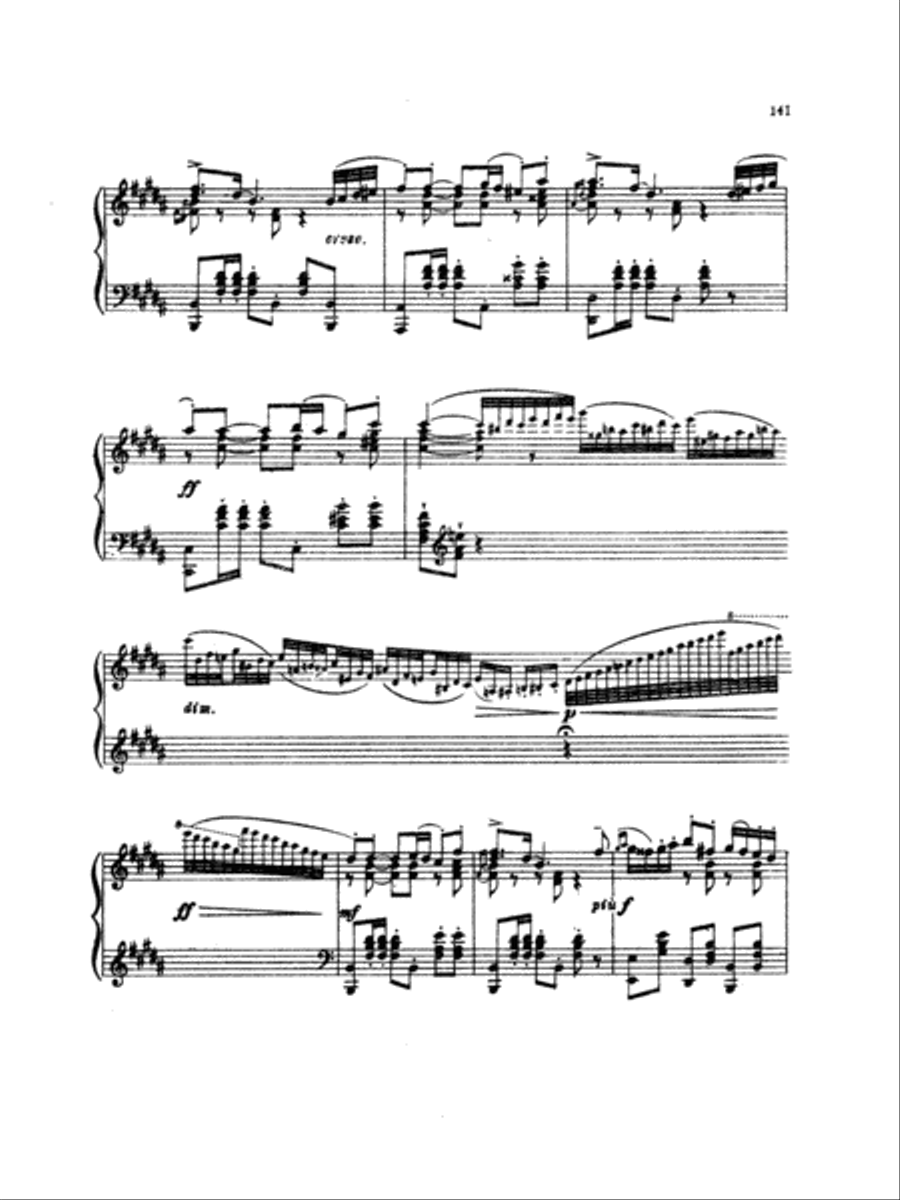 Tchaikovsky: Eighteen Piano Pieces, Op. 72; Aveu Passionne; Valse, Op. 40, No. 9, 1st Version Piano Solo scores gallery preview page 6