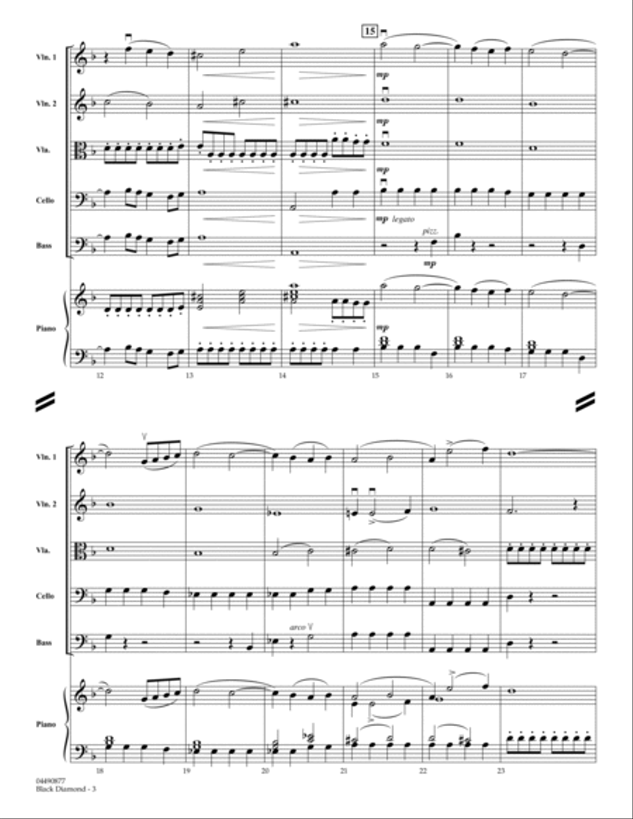 Black Diamond - Full Score Score scores gallery preview page 3