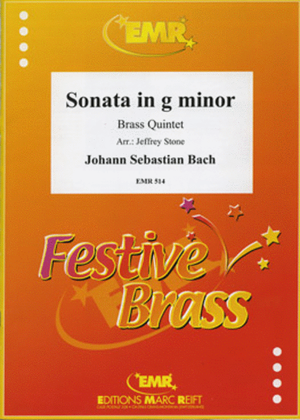 Book cover for Sonata in g minor
