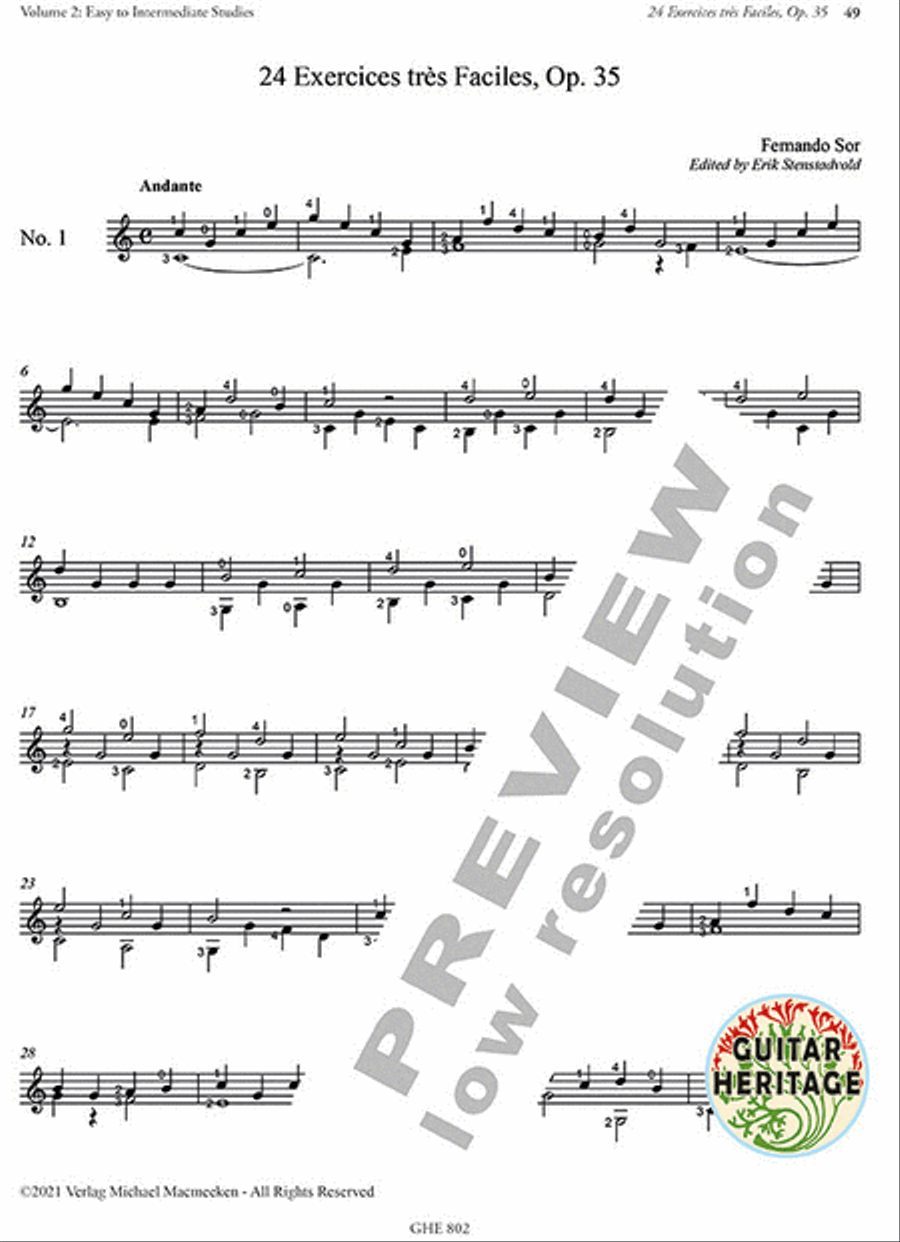 Collected Works for Guitar Vol. 2 Vol. 2 Classical Guitar scores gallery preview page 2