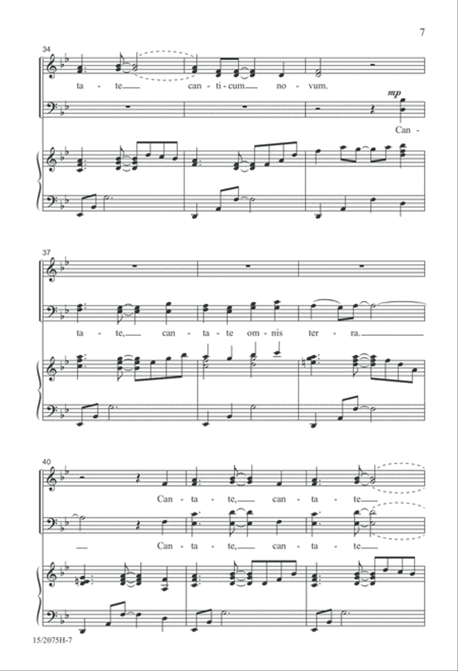 Gaudeamus! 4-Part scores gallery preview page 7