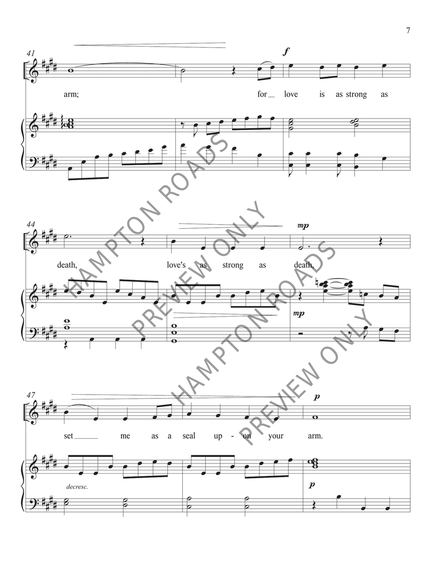 Set Me As a Seal (Medium Low) Voice Solo scores gallery preview page 8