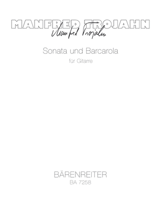 Sonata und Barcarola für Gitarre (1988/1989)
