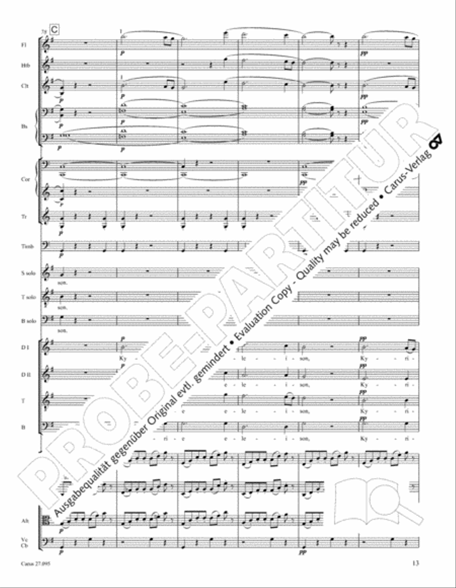 Messe solennelle de sainte Cecile STB scores gallery preview page 26