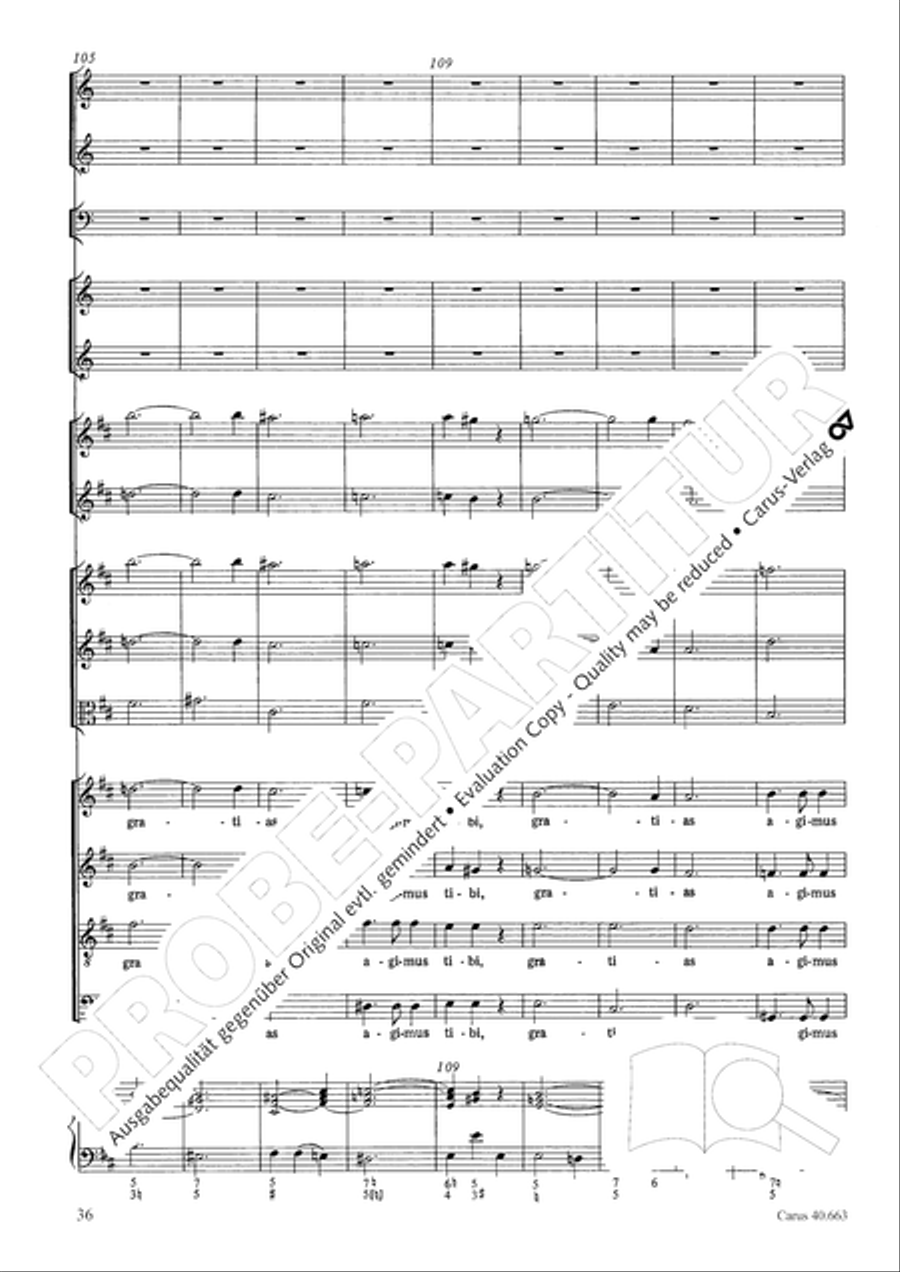 Mass in D minor (Missa in d) ATB scores gallery preview page 52