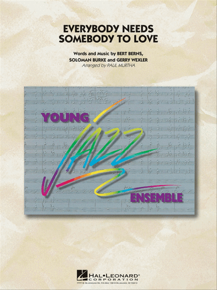 Everybody Needs Somebody to Love Jazz Ensemble scores gallery preview page 1