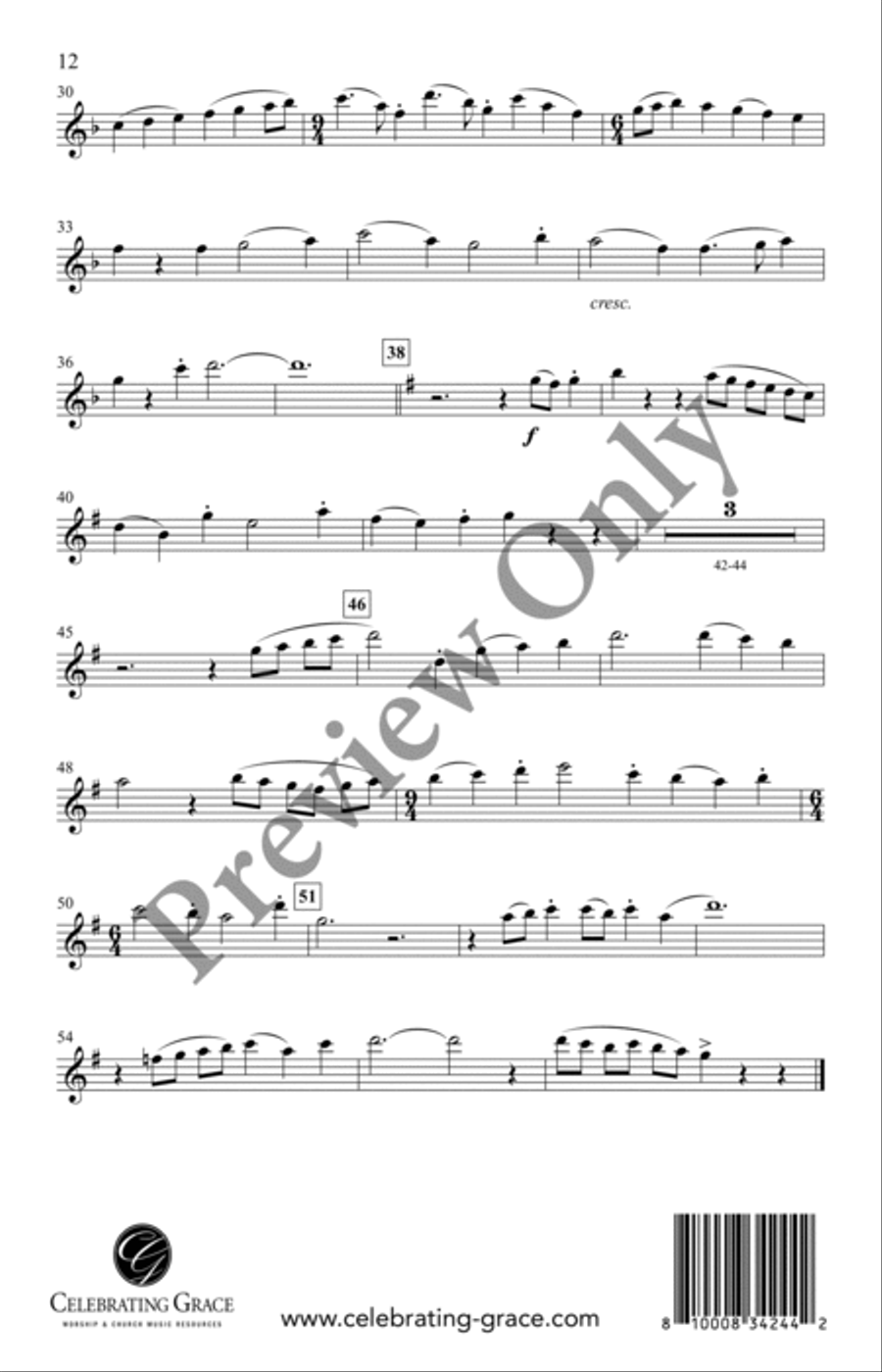 On Christmas Night All Christians Sing 4-Part scores gallery preview page 12