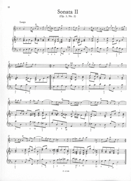 12 Sonaten Op 3 Nr. 1