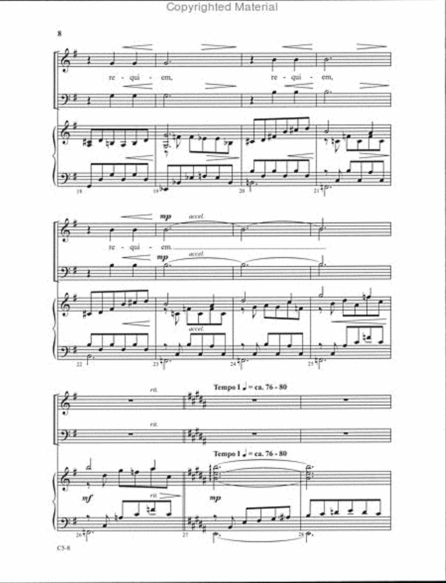 Requiem Requiem 4-Part scores gallery preview page 6
