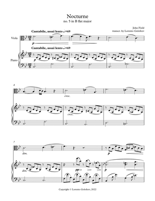 Nocturne no. 5 in B flat major