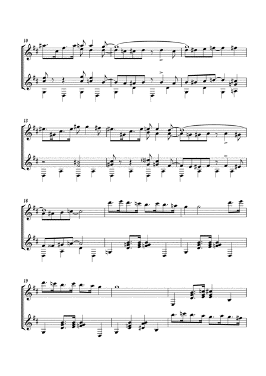 Impromptu in Two Keys Impromptu in Two Keys Classical Guitar scores gallery preview page 3