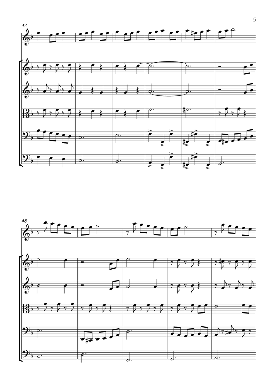 Santa Morena Santa Morena Chamber Orchestra scores gallery preview page 5