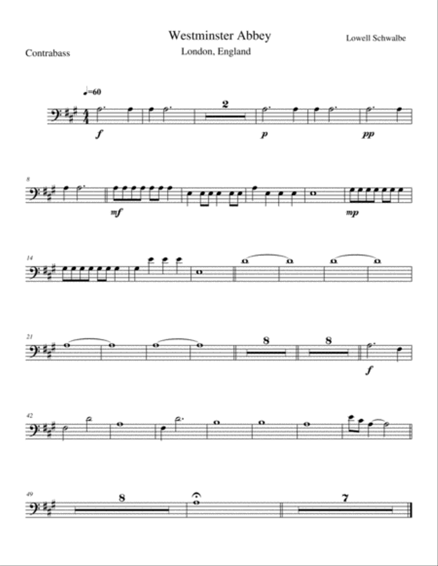 Westminster Abbey Full Orchestra scores gallery preview page 6