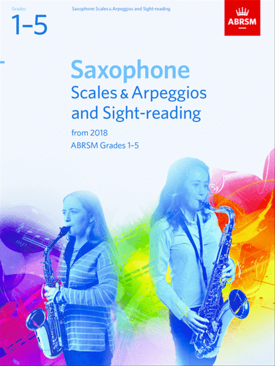 Saxophone Scales & Arpeggios and Sight-Reading, ABRSM Grades 1-5 Saxophone Solo scores gallery preview page 1